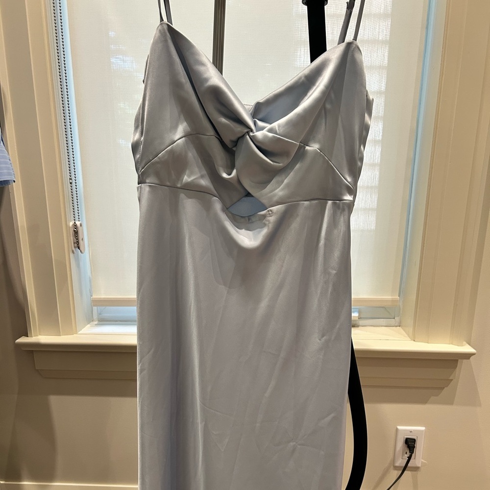 Park & Fifth Silver Backless Dress - Picture 3 of 5